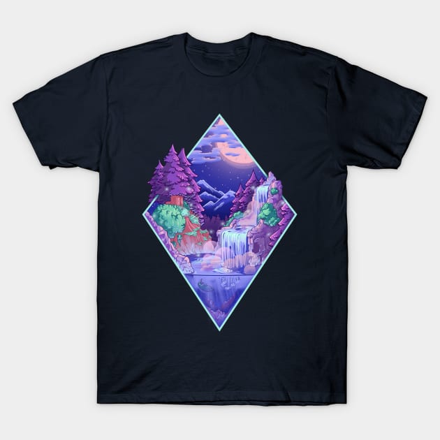 Diamond Night T-Shirt by JoeClarkart